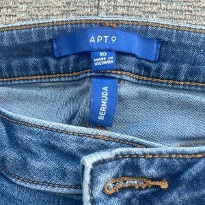 Denim Bermuda shorts